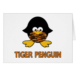 Pingüino del bebé del tigre