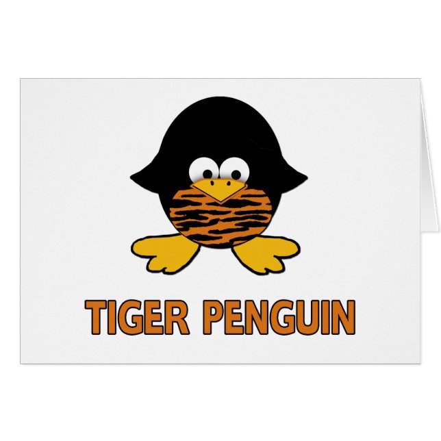Pingüino del bebé del tigre (Anverso (Horizontal))