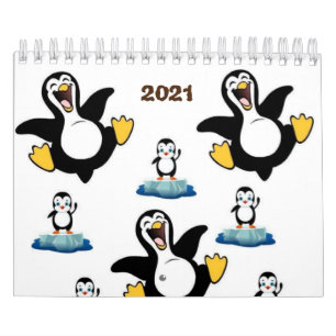 Pingüino del calendario 2021