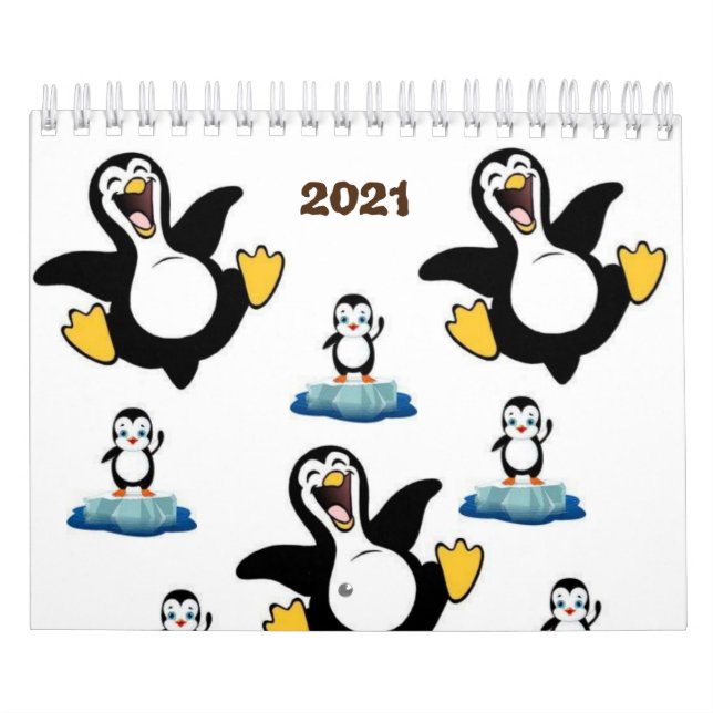 Pingüino del calendario 2021 (Tapa)