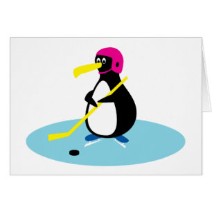 Pingüino del hockey sobre hielo