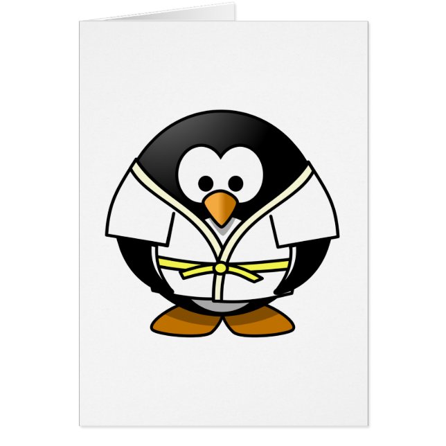 Pingüino del karate (Frente)