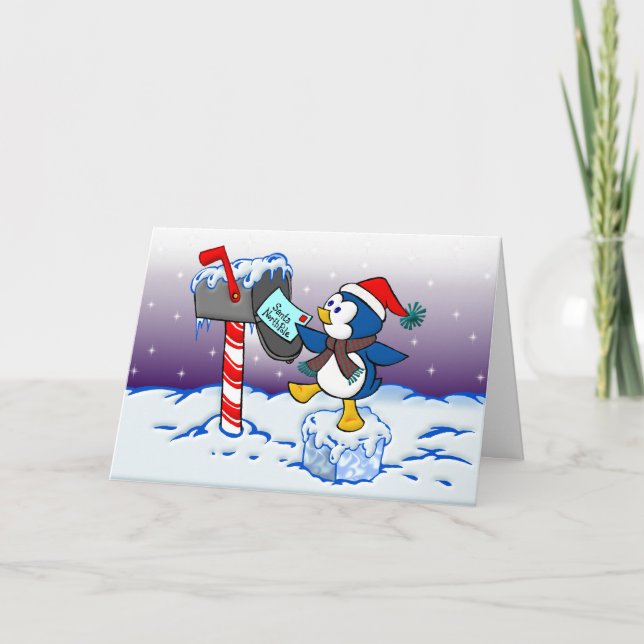 Pingüino del navidad (Anverso)