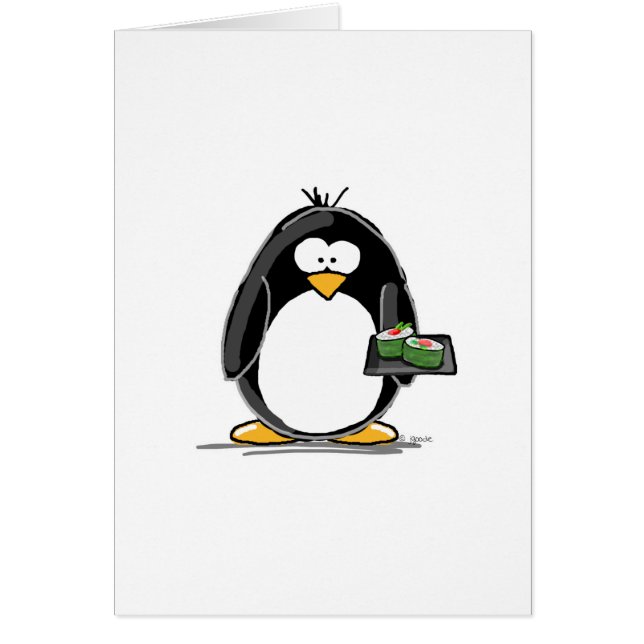 Pingüino del sushi (Frente)