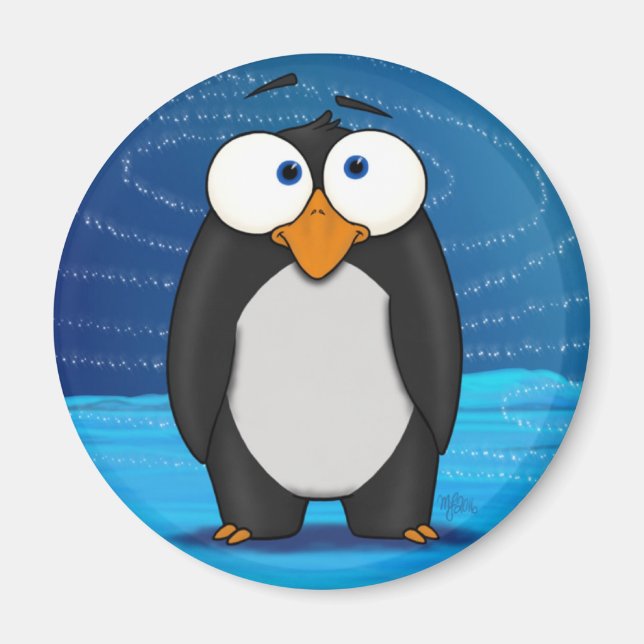 pingüino, imán (Frente)