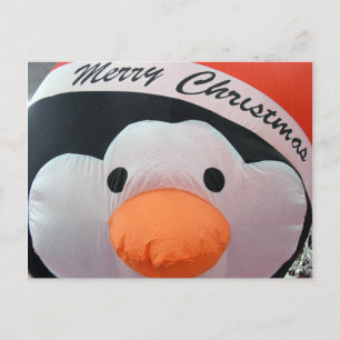 Pingüino inflable del día de fiesta del navidad