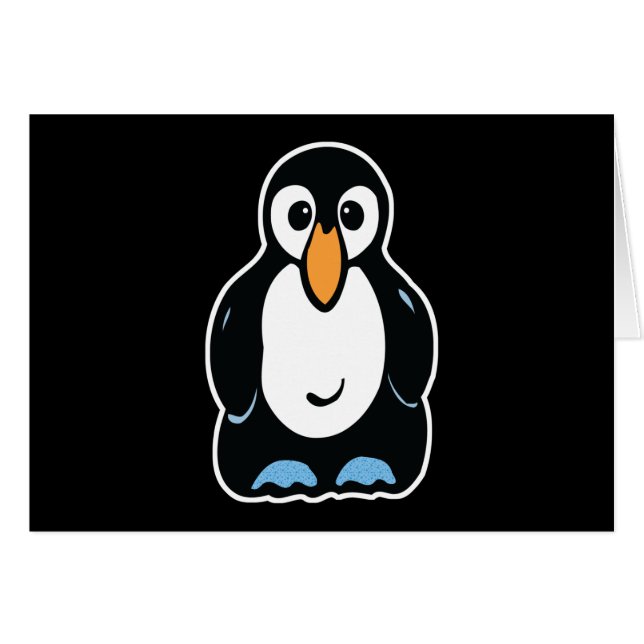 pingüino lindo (Anverso (Horizontal))