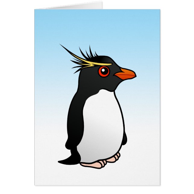 Pingüino lindo de Rockhopper (Frente)