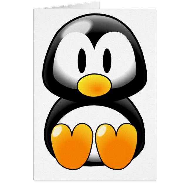 Pingüino lindo del bebé - Customizeable (Frente)