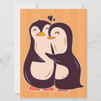 Pingüino Pareja | Penguin Lover Cute Wife Valentin