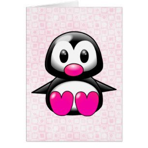 Pingüino rosado