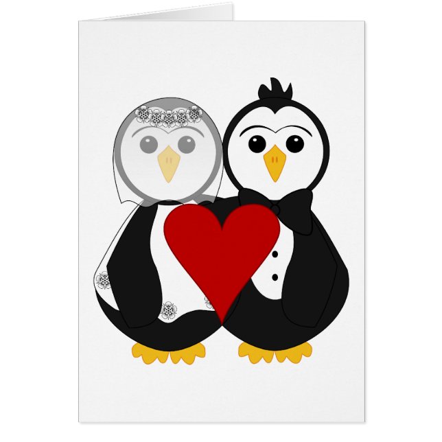 Pingüinos Casados Enamorados (Frente)