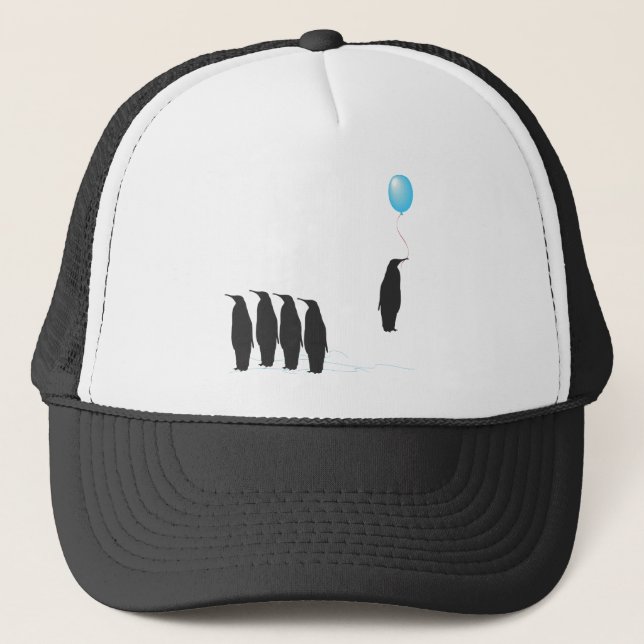 Pingüinos con el gorra del globo (Anverso)