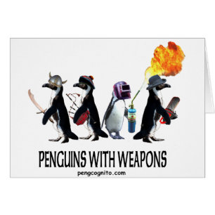 pingüinos con las armas