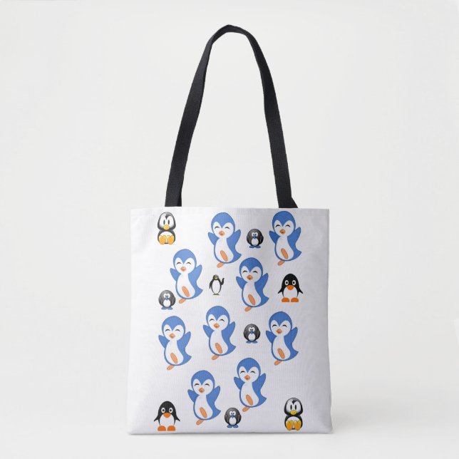 pingüinos de bolsos toscos (Anverso)