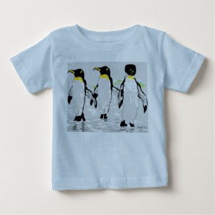 Pingüinos de camisetas para bebés