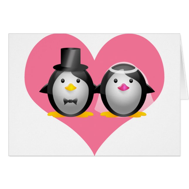 Pingüinos de la boda (Anverso (Horizontal))