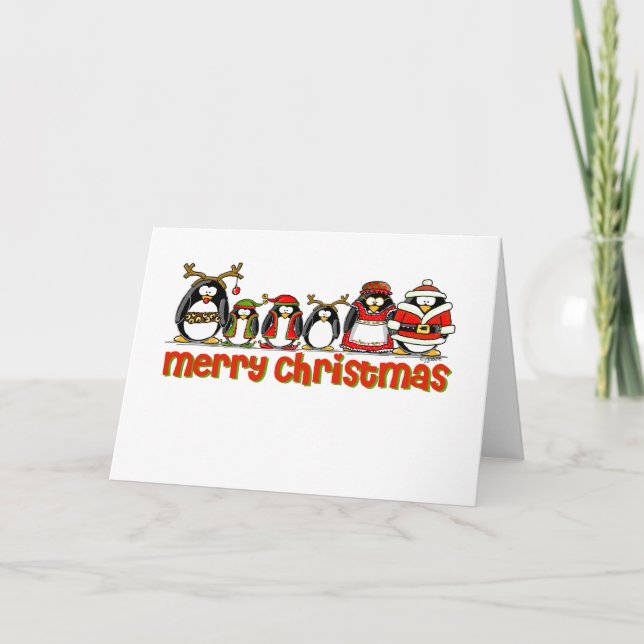 Pingüinos de las Felices Navidad (Anverso)