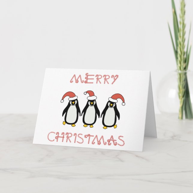 Pingüinos de las Felices Navidad (Anverso)