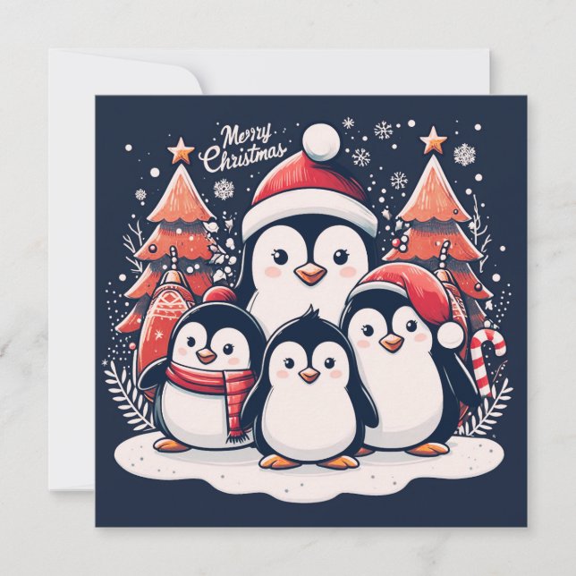 Pingüinos de Navidad de Rp  (Anverso)