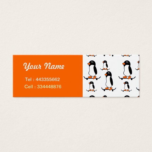 Pingüinos de patinaje (Frente)
