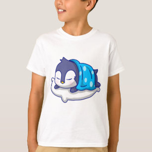 Pingüinos durmientes camisa de manga corta