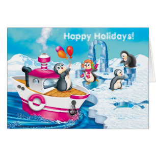 pingüinos en la Antártida