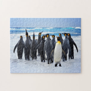 Pingüinos marchando al rompecabezas del rompecabez
