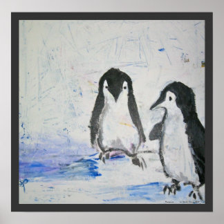 Pingüinos por arte Sarah Harris