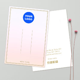 Pink Añadir logotipo Pantalla de clip de pelo de c