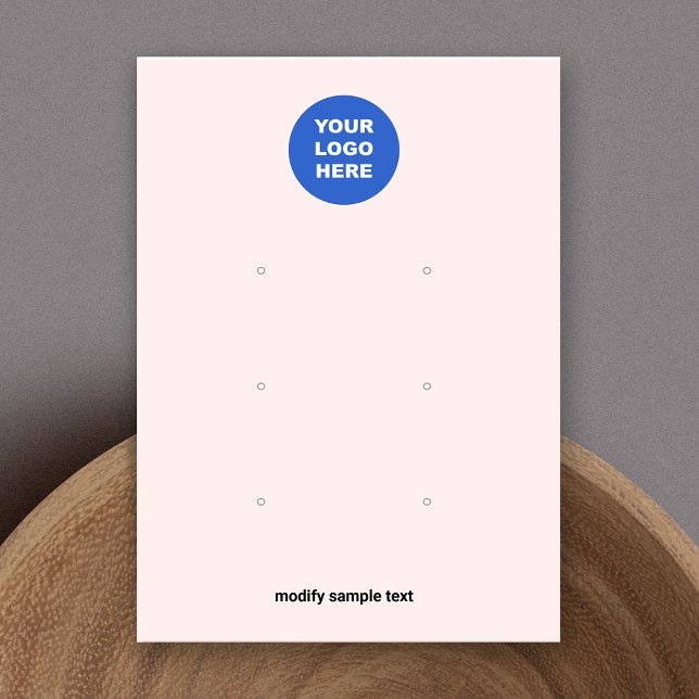 Pink Añadir su logotipo Tarjeta de visualización d (Subido por el creador)