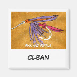 "Pink and Purple", imán de estado del lavador de a