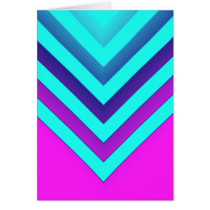 Pink & Aqua Chevron