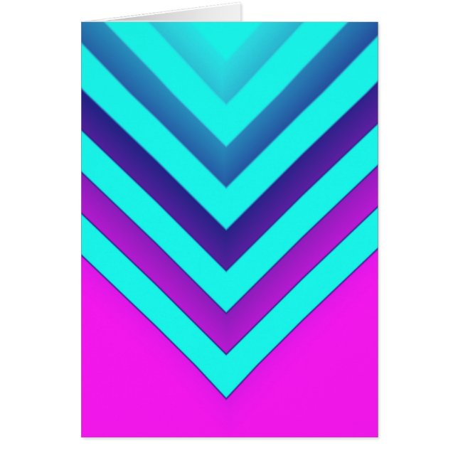 Pink & Aqua Chevron (Frente)
