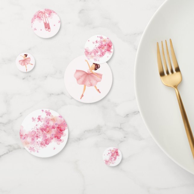 Pink Ballerina Confetti (Grupo)