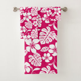 PINK BIKINI (ROJO FRESCO) CONJUNTO DE TOALLAS DE B