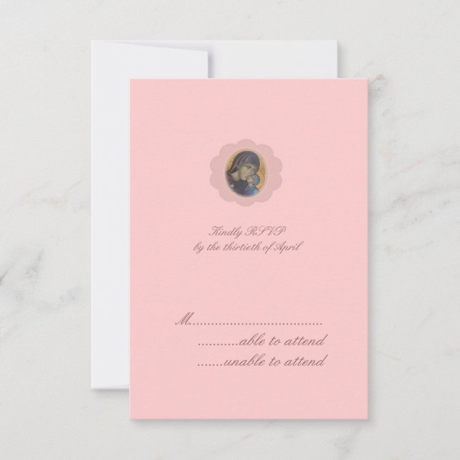 Pink Blossom RSVP (Anverso)