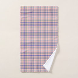 Pink Blue Plaid Classic Pattern Retro