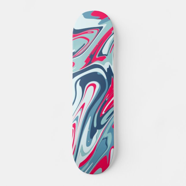 Pink  blue Skateboard (Anverso)