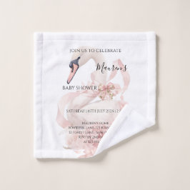 Pink Bow Girl Baby Shower