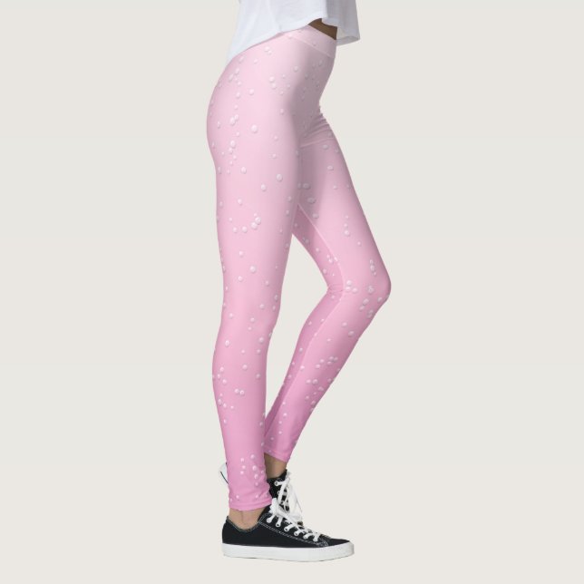 Pink Champagne Fun Fashion Leggings (Derecha)