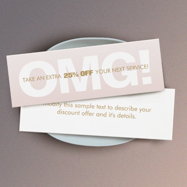 Pink Customer Discount Loyalty Coupon Spa (Subido por el creador)