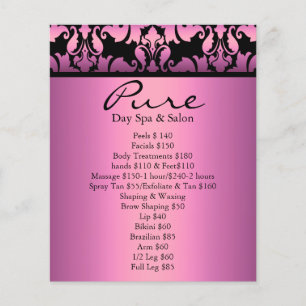 Pink Damask Flyer