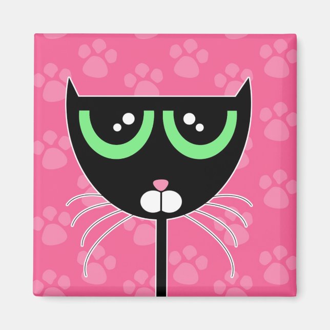 Pink de PAWS - imán (Frente)