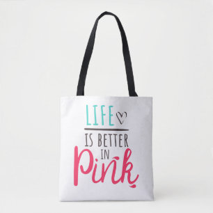 Pink dicho divertido para las princesas bolsas