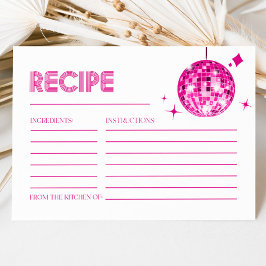 Pink Disco Ball Bridal Ducha Receta de Recetas