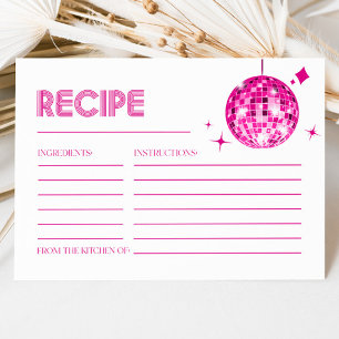 Pink Disco Ball Bridal Ducha Receta de Recetas