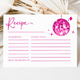 Pink Disco Ball Bridal Ducha Receta de Recetas