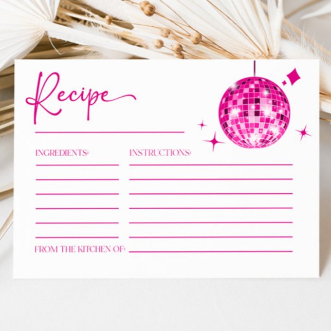 Pink Disco Ball Bridal Ducha Receta de Recetas (Subido por el creador)