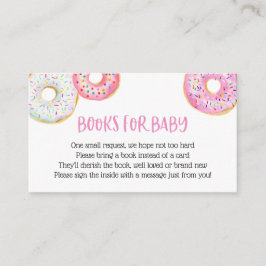 Pink Donuts Books para la tarjeta de inserción de